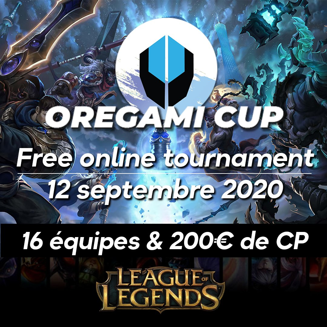 Oregami Cup : Tournoi en ligne de League of Legends