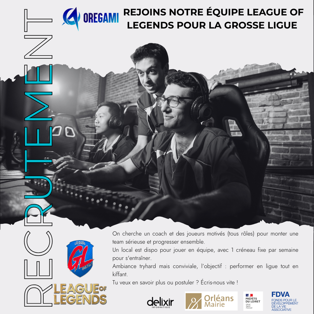 RECRUTEMENT ÉQUIPE LOL