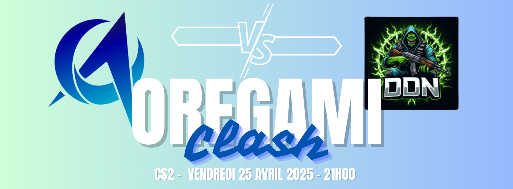 Oregami Clash #7 – Revanche explosive contre DDN ce soir sur CS2 !